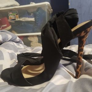 Brand new cheetah printed heels